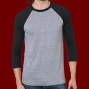 Unisex Triblend Three-Quarter Sleeve Raglan T-Shirt