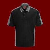 Men's Performance Knit Two Tone Polo
