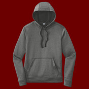 PosiCharge ® Sport Wick ® Heather Fleece Hooded Pullover