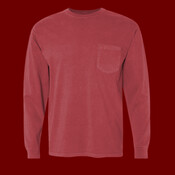 Heavyweight Ring Spun Long Sleeve Pocket Tee