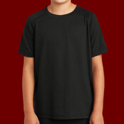 Youth PosiCharge ® Tri Blend Wicking Raglan Tee