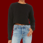 Women's Crop Fleece Crewneck Sweatshirt