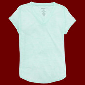 Girls' Snow Heather V-Neck T-Shirt