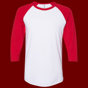 Premium Blend Ringspun Three-Quarter Sleeve Raglan Baseball T-Shirt