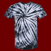 Contrast Cyclone Tie-Dyed T-Shirt