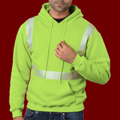 Unisex USA-Made High Visibility Hooded Sweatshirt