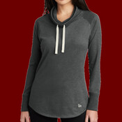 Women's Sueded Cotton Blend Cowl Tee