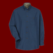 Men's Cotton Contrast Dress Shirt