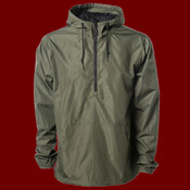 Unisex Lightweight Quarter-Zip Windbreaker Pullover Jacket
