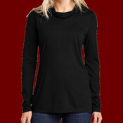 Women's PosiCharge ® Tri Blend Wicking Long Sleeve Hoodie