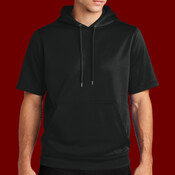 Sport Wick ® Fleece Short Sleeve Hooded Pullover