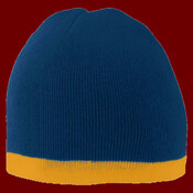 Two-Tone Knit Beanie