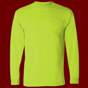 Unisex USA-Made 50/50 Long Sleeve Pocket T-Shirt