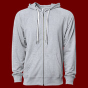 Unisex Icon Lightweight Loopback Terry Full-Zip Hooded Sweatshirt