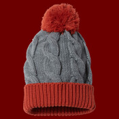 Chunk Twist Cuffed Beanie