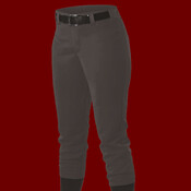 Girls' Fastpitch Softball Pants with Belt Loops