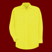 Men's Enhanced Visibility Long Sleeve Work Shirt