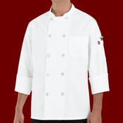 Ten Pearl Button Chef Coat