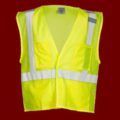 Unisex 4 Pocket Hook-and-Loop Mesh Vest