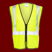 Unisex Zippered Mesh Economy Class 2 Vest