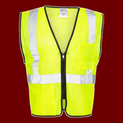 Unisex Double-Pocket Zippered Economy Class 2  Vest