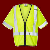Unisex Economy Single Pocket Zipper Vest