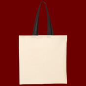 Economical Tote with Contrast-Color Handles