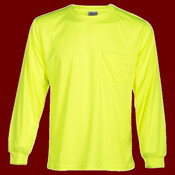 Unisex Microfiber Polyester Long Sleeve T-Shirt
