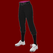 Women's Premium Fastpitch Softball Pants with Belt Loops