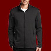 Collective Striated Fleece Jacket