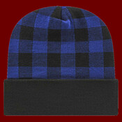 USA-Made Plaid Beanie