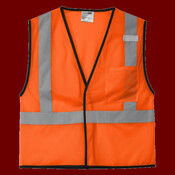 Ansi 107 Class 2 Economy Mesh One Pocket Vest