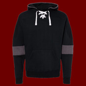 Men's Sport Lace Colorblocked Fleece Hooded Sweatshirt