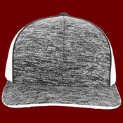 Aggressive Heather Trucker Snapback Cap