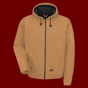 Men's Blended Duck Zip-Front Hooded Jacket