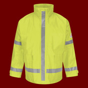 Men's Hi-Visibility Flame-Resistant Rain Jacket