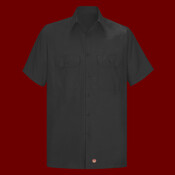 Men's Tall Ripstop Short Sleeve Work Shirt