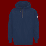Men's Tall Flame Resistant Quarter-Zip Hooded Sweatshirt
