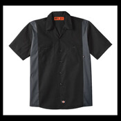 Men's Industrial Colorblocked Short Sleeve Shirt