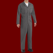 Men's Extended Sizes Twill Action Back Coverall