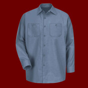 Men's Tall Industrial Long Sleeve Work Shirt
