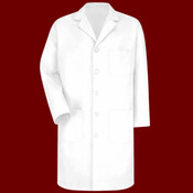 Unisex Tall Button Front Lab Coat