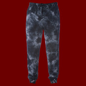 Unisex Tie-Dyed Fleece Sweatpants