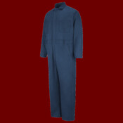 Men's Button-Front Cotton Coverall