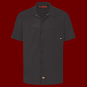 Men's Tall Industrial Short Sleeve Work Shirt