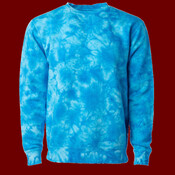 Unisex Midweight Tie-Dyed Crewneck Sweatshirt