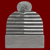 USA-Made Half Color Beanie