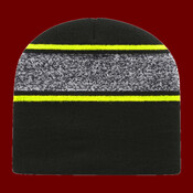 USA-Made Variegated Striped Beanie