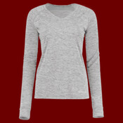 Women's Electrify CoolCore® Long Sleeve V-Neck T-Shirt