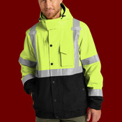 Ansi 107 Class 3 Waterproof Insulated Ripstop Bomber Jacket